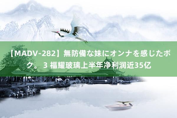 【MADV-282】無防備な妹にオンナを感じたボク。 3 福耀玻璃上半年净利润近35亿