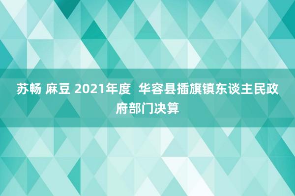 苏畅 麻豆 2021年度  华容县插旗镇东谈主民政府部门决算